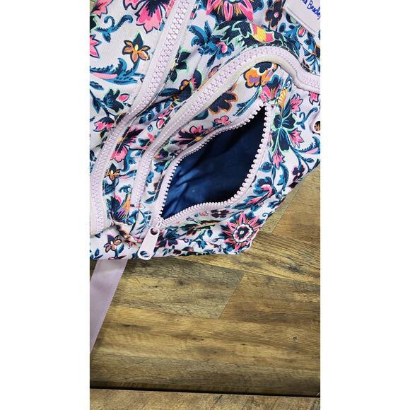 Vera Bradley Reactive Purple Floral Sling Backpack Pre Owned - Picture 4 of 13